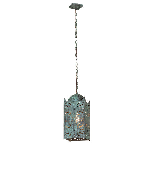 8" Square Moroccan Pendant