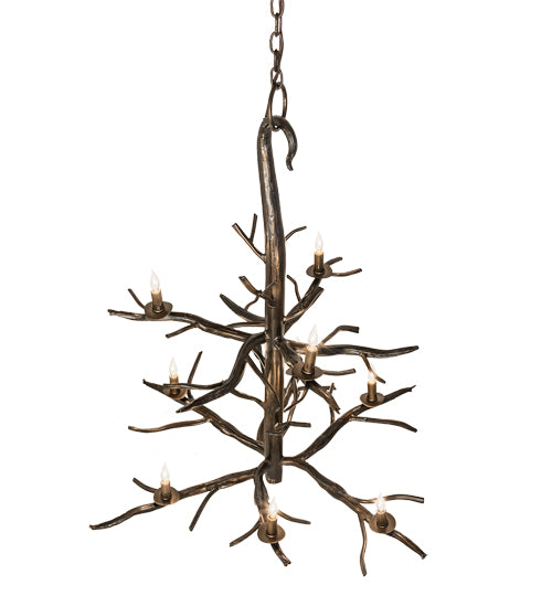 36" Wide Winter Solstice 9 Light Chandelier