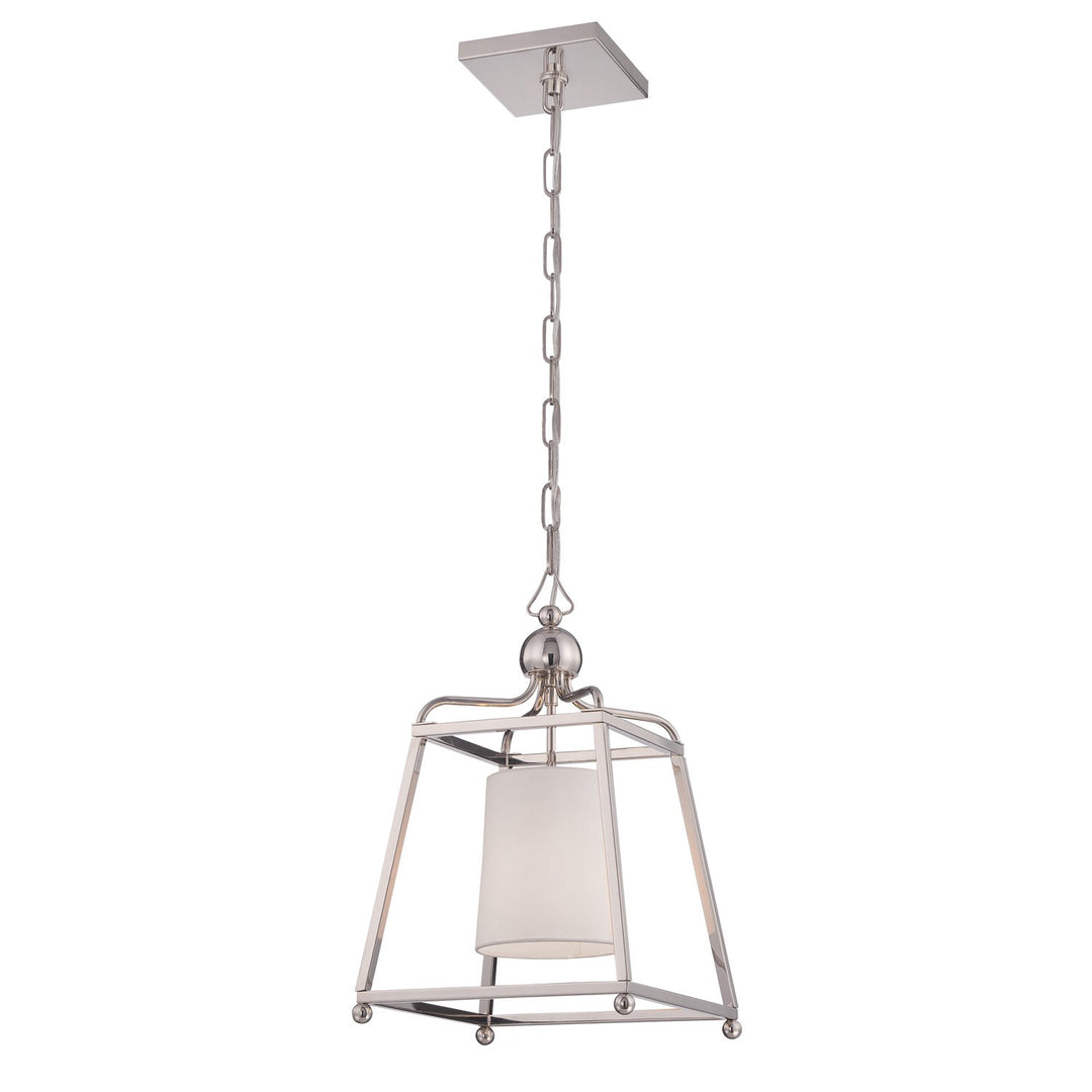 Libby Langdon Sylvan 1 Light Polished Nickel Mini Pendant