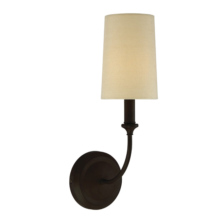 Libby Langdon Sylvan 1 Light Black Forged Sconce