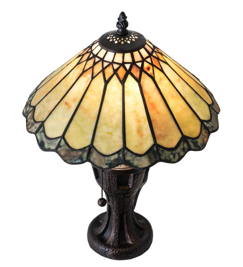 17" High Carousel Jadestone Accent Lamp