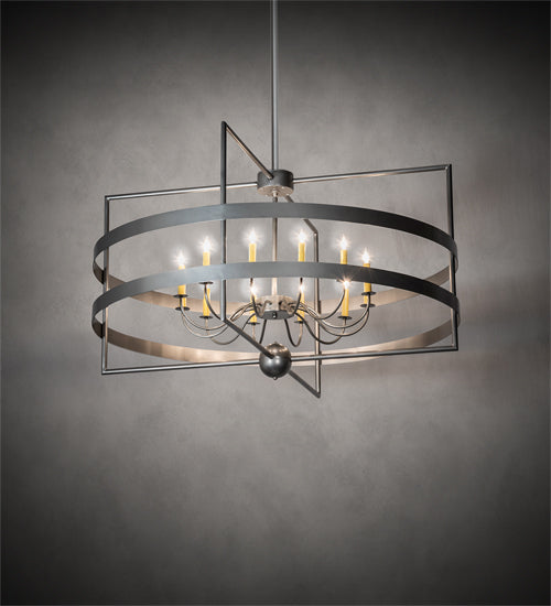 48" Wide Aldari 12 Light Chandelier