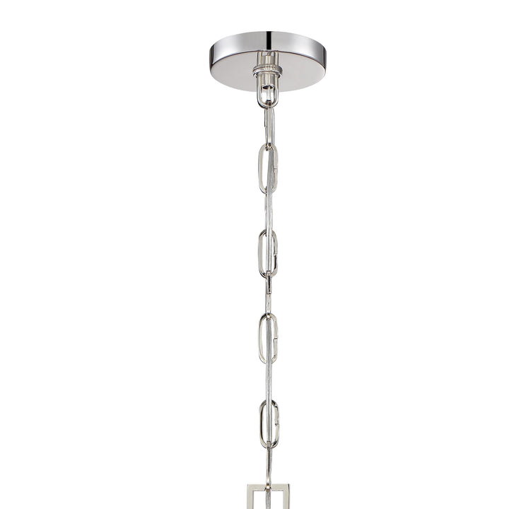 Crystorama Libby Langdon Westwood 6 Light Polished Nickel Chandelier