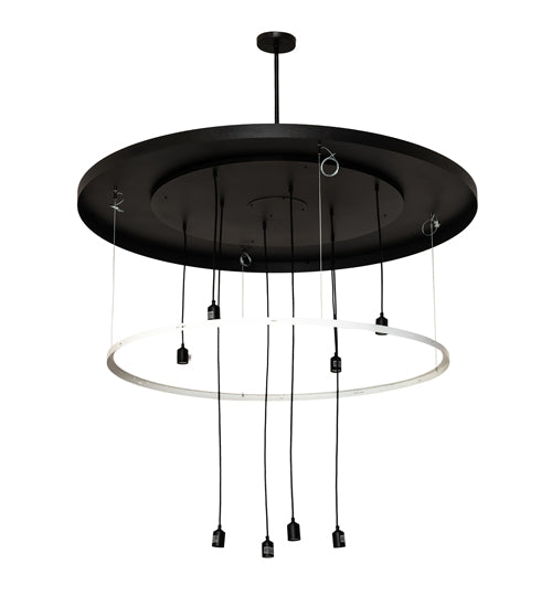 60" Wide Cilindro 2 Tier Pendant