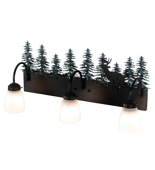 27" Wide Deer 3 Light Vanity Light