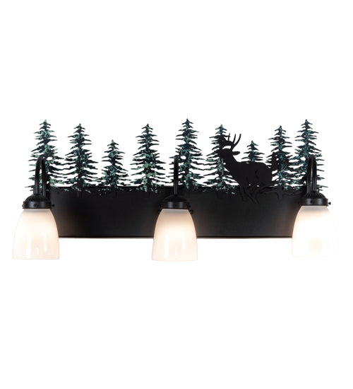 27" Wide Deer 3 Light Vanity Light