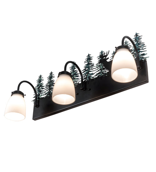 27" Wide Deer 3 Light Vanity Light