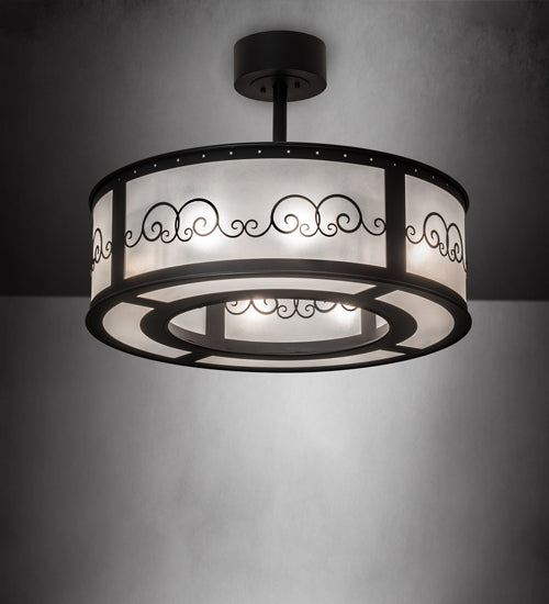 28" Wide Putrelo Pendant