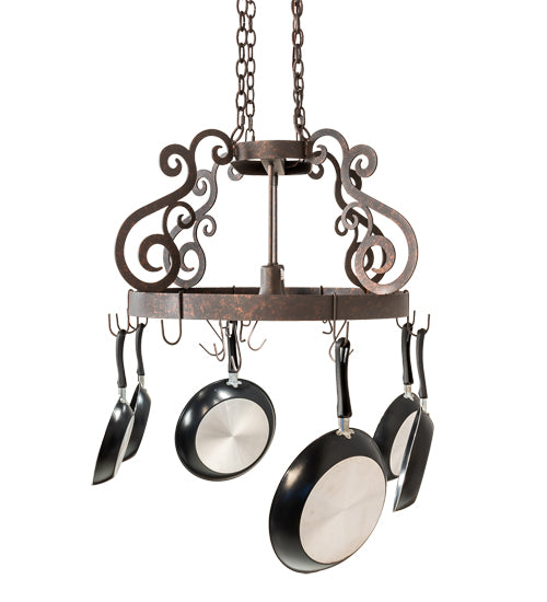 38" Long Neo 2 Light Pot Rack