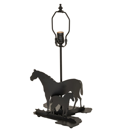 14" High Mare & Foal Table Base