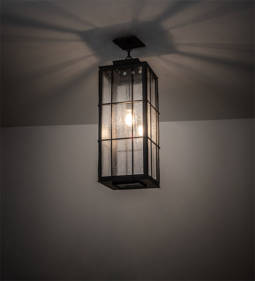 12" Square Pontrefract Lantern Pendant