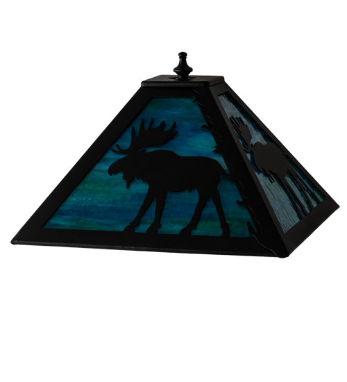 12" Square Moose Shade