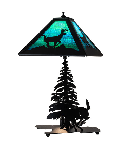 21" High Lone Deer Table Lamp