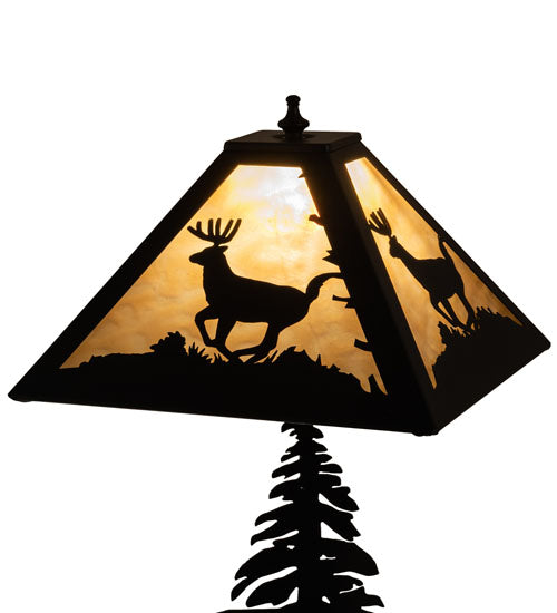 21" High Lone Deer Table Lamp