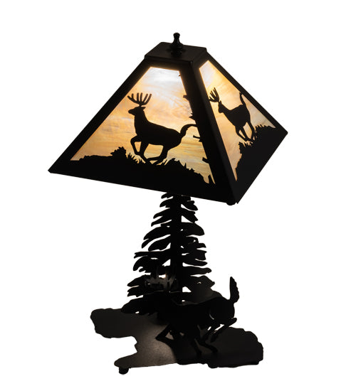 21" High Lone Deer Table Lamp