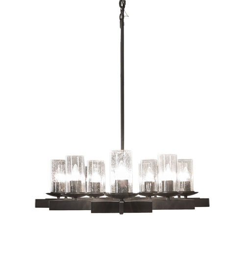 72" Long Dante 16 Light Oblong Chandelier