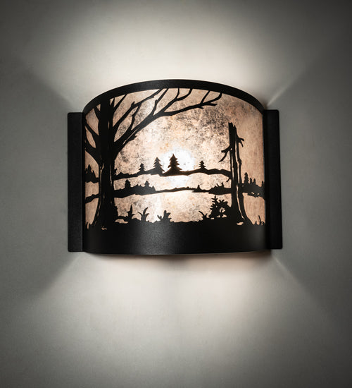 12" Wide Quiet Pond Wall Sconce