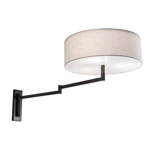 30" Wide Cilindro Textrene Wall Sconce