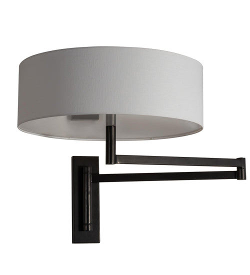 30" Wide Cilindro Textrene Wall Sconce