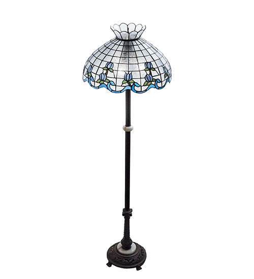 62" High Roseborder Floor Lamp