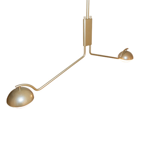 62" Long Bola Deux 2 Light Oblong Pendant