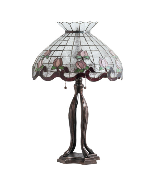 32" High Roseborder Table Lamp