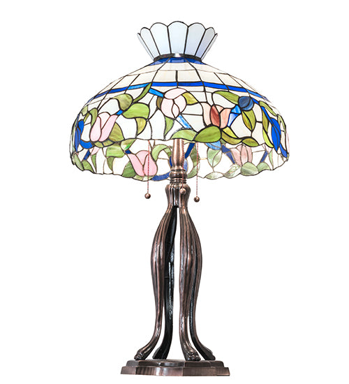 31" High Rose Vine Table Lamp