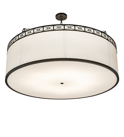 54" Wide Cilindro Circle X Pendant