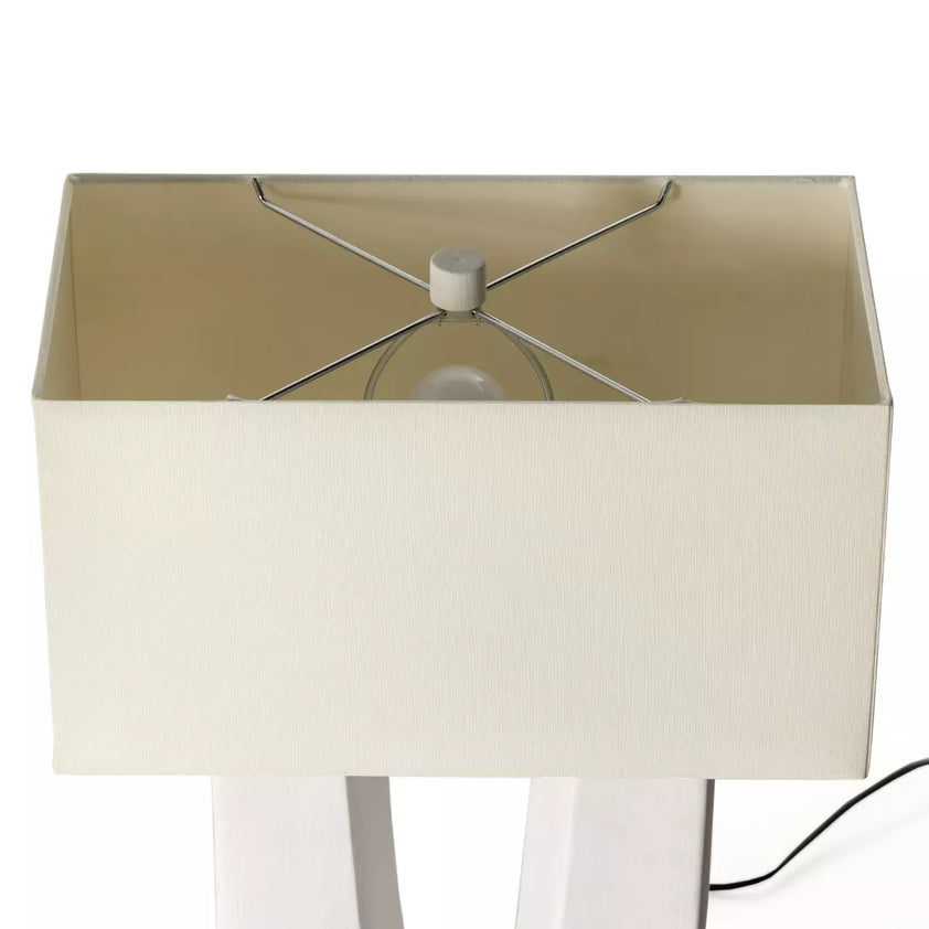 Cuit Table Lamp, Matte White Porcelain Ceramic