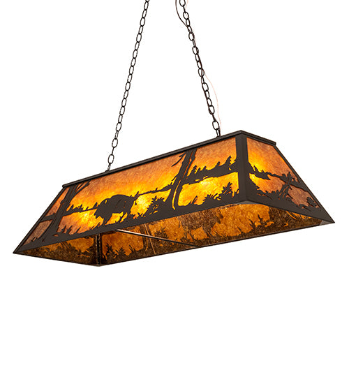 48" Long Buffalo Oblong Pendant