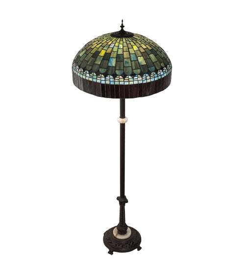 62" High Tiffany Candice Floor Lamp