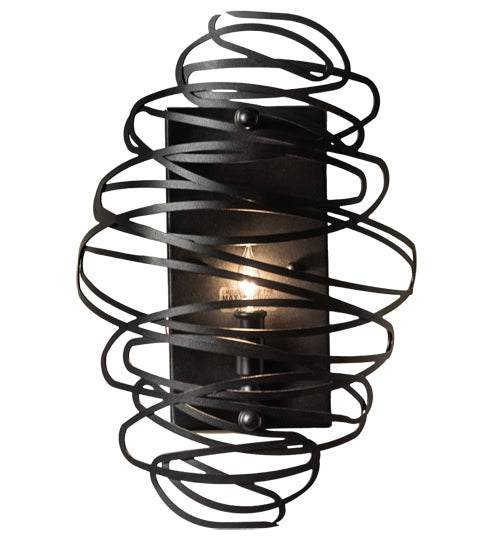 10" Wide Cyclone Wall Sconce