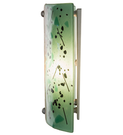 8"W Metro Fusion Muro Verde Wall Sconce