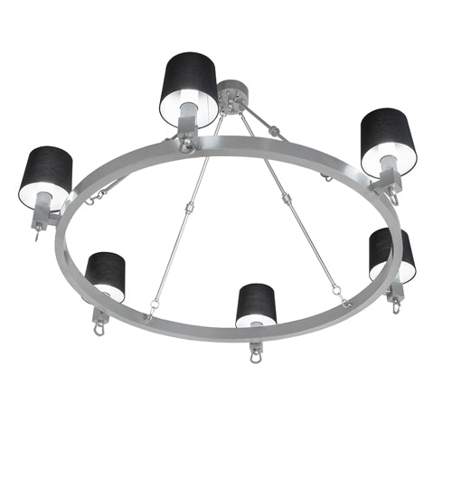 60" Wide Luebeck 6 Light Chandelier