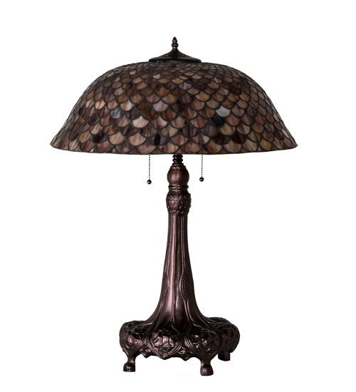 31" High Fishscale Table Lamp