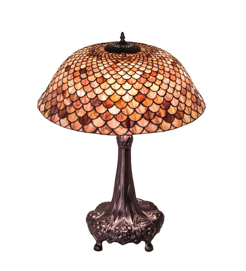 31" High Fishscale Table Lamp