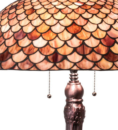 31" High Fishscale Table Lamp