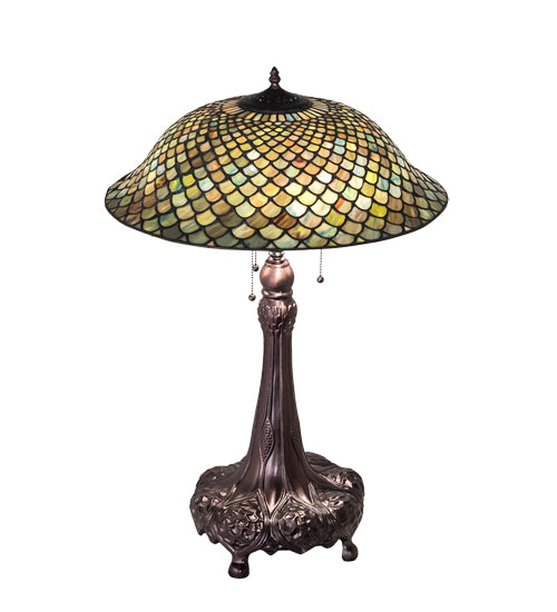 31" High Tiffany Fishscale Table Lamp