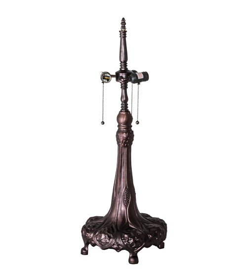 33" High Roseborder Table Lamp