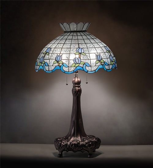 32" High Roseborder Table Lamp