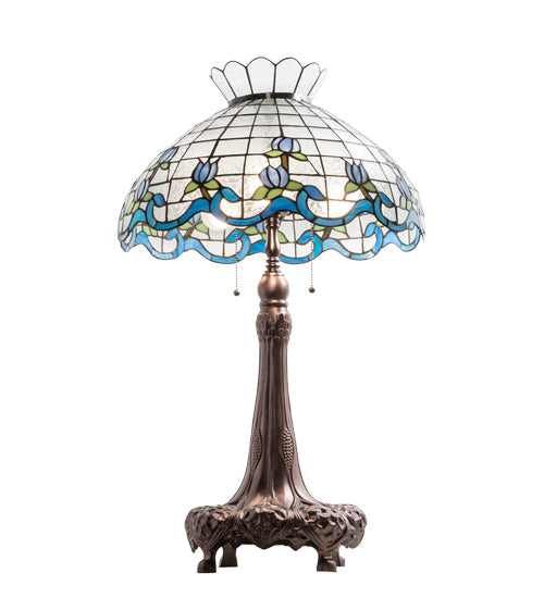 32" High Roseborder Table Lamp