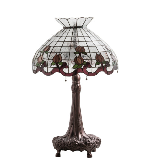 33" High Roseborder Table Lamp