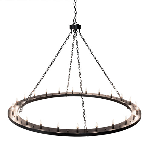 72" Wide Loxley 24 Light Chandelier