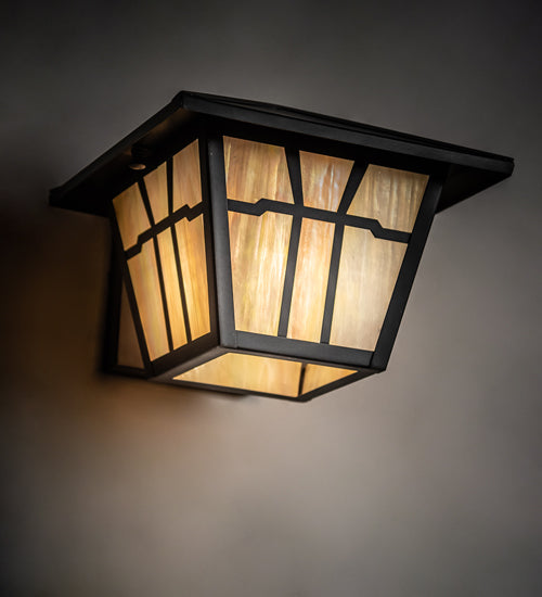 10" Wide Gable Wall Sconce