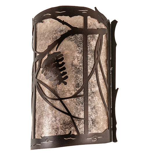 10" Wide Whispering Pines Wall Sconce