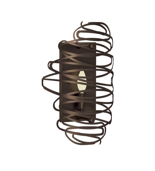 10" Wide Cyclone Wall Sconce