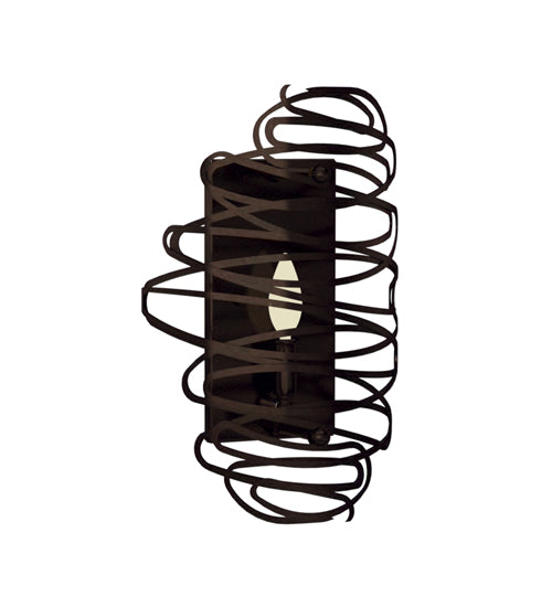 10" Wide Cyclone Wall Sconce