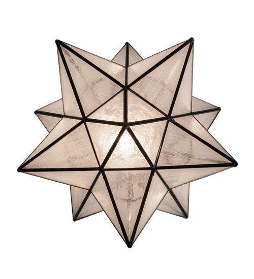 18" Wide Moravian Star Pendant