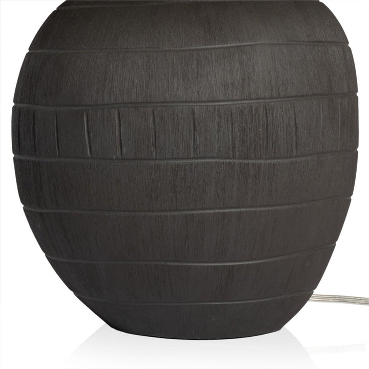 Muji Table Lamp, Black Cotton