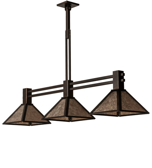 45" Long Soffe 3 Light Island Pendant